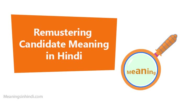 Remustering candidate meaning in hindi