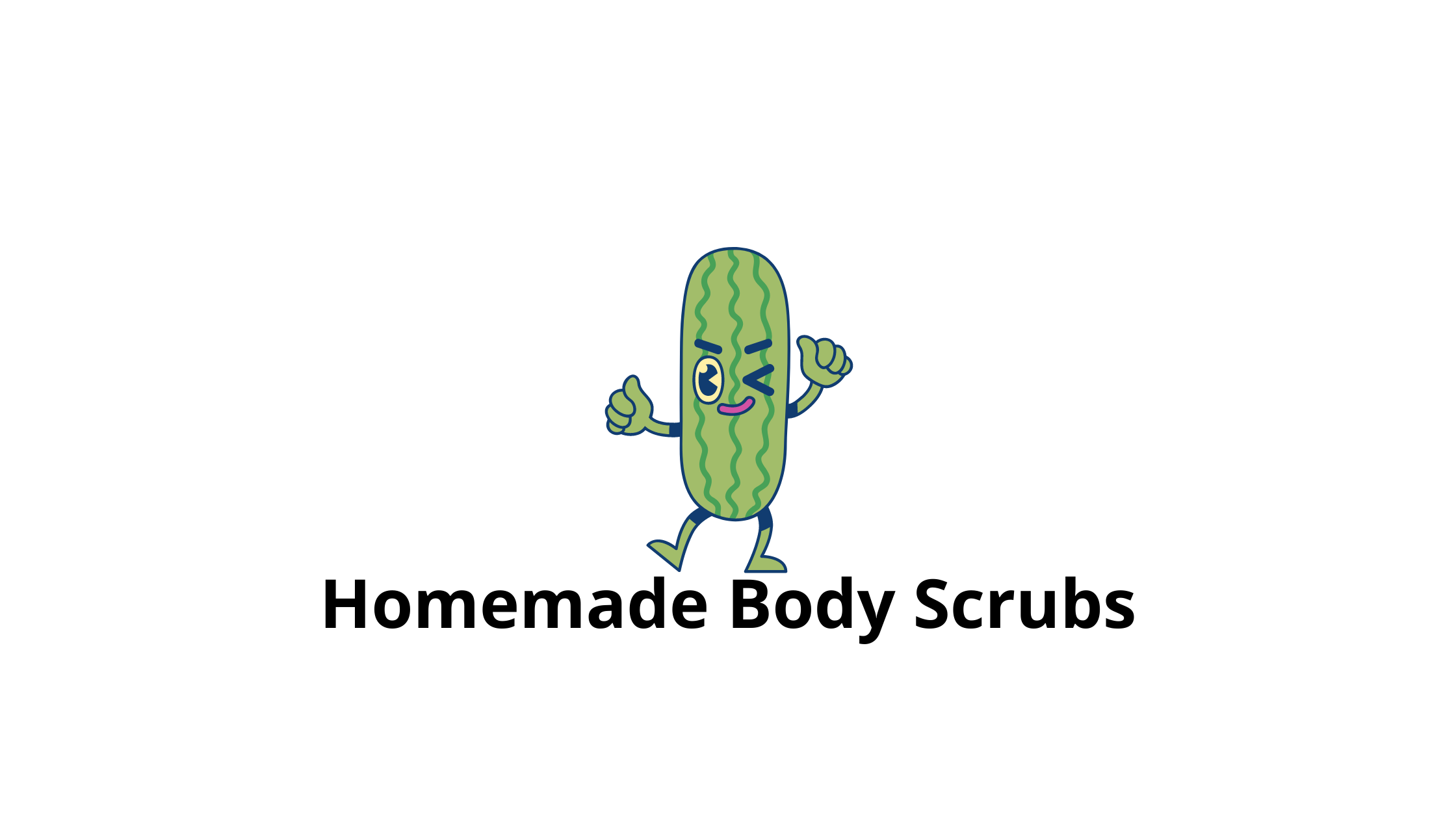 Homemade body scrub